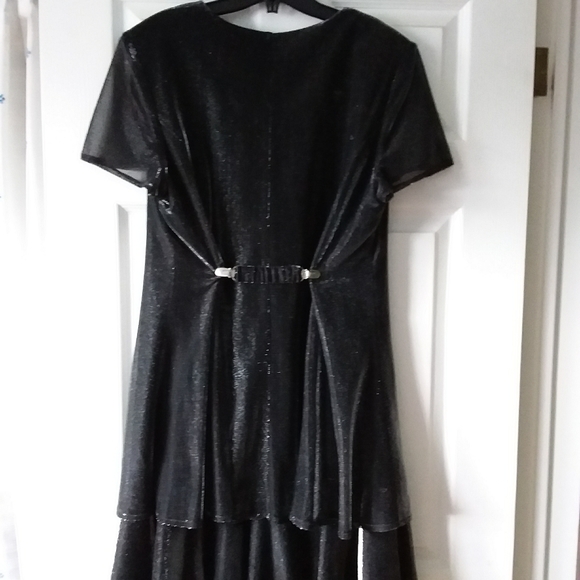 Maternity dress shimmery black size M - Picture 3 of 5